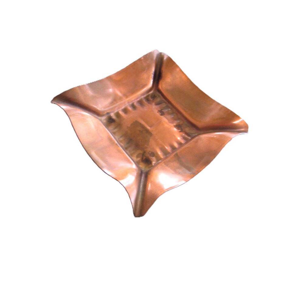 Copper Ashtray Gregorian Vintage hand-hammered finish USA Authentic